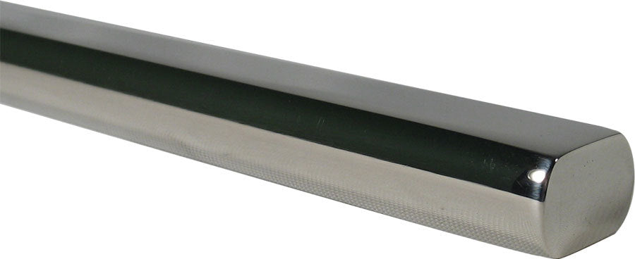 Borgeson Polished Double D Steering Shaft, 22 Inch Length, 3/4 Inch Double D Universal Fit
