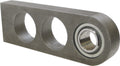 Borgeson 670600 Steering Shaft Support, 6 Inch Steel Weld-On Bracket with Zinc Finish and 3/4 Inch Spherical Rod End