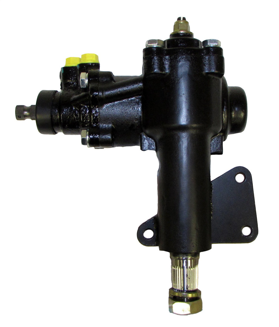 Borgeson Power Steering Conversion Box for 1963-1977 Ford Cars, 14:1 Ratio, 1-1/8 Inch Sector Shaft, Iron Construction, Black Finish