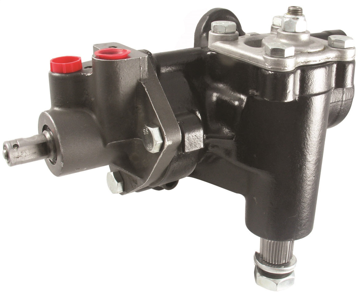 Borgeson Power Steering Box 800128 for Ford Fullsize Cars 1965-1977, 14 to 1 Ratio, Iron Construction, Black Finish
