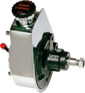 Borgeson Rebuilt Saginaw Power Steering Pump with Chrome Finish