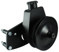 Borgeson Power Steering Pump with Bracket and V-Belt Pulley for Small Block Ford