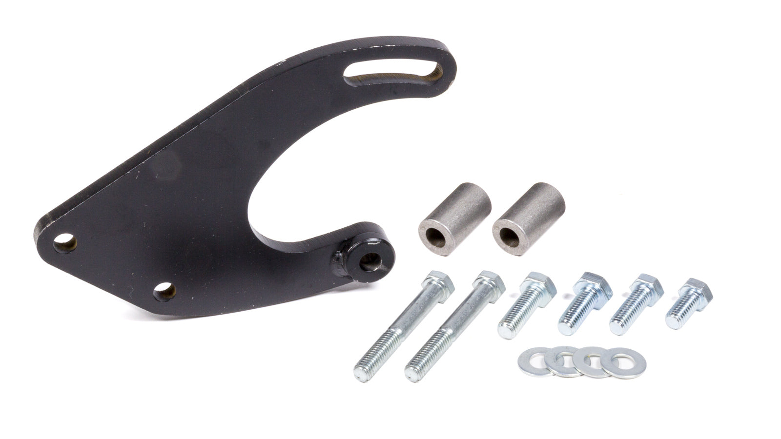 Borgeson Power Steering Pump Bracket for Mopar 318/340, Steel, Driver Side, Block Mount