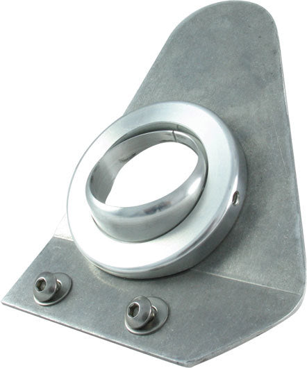 Borgeson 909012 Steering Column Bracket for 1955-1957 Chevrolet Fullsize Cars, Aluminum, Polished, 2-Inch Diameter Tube with Swivel Mounting Plate