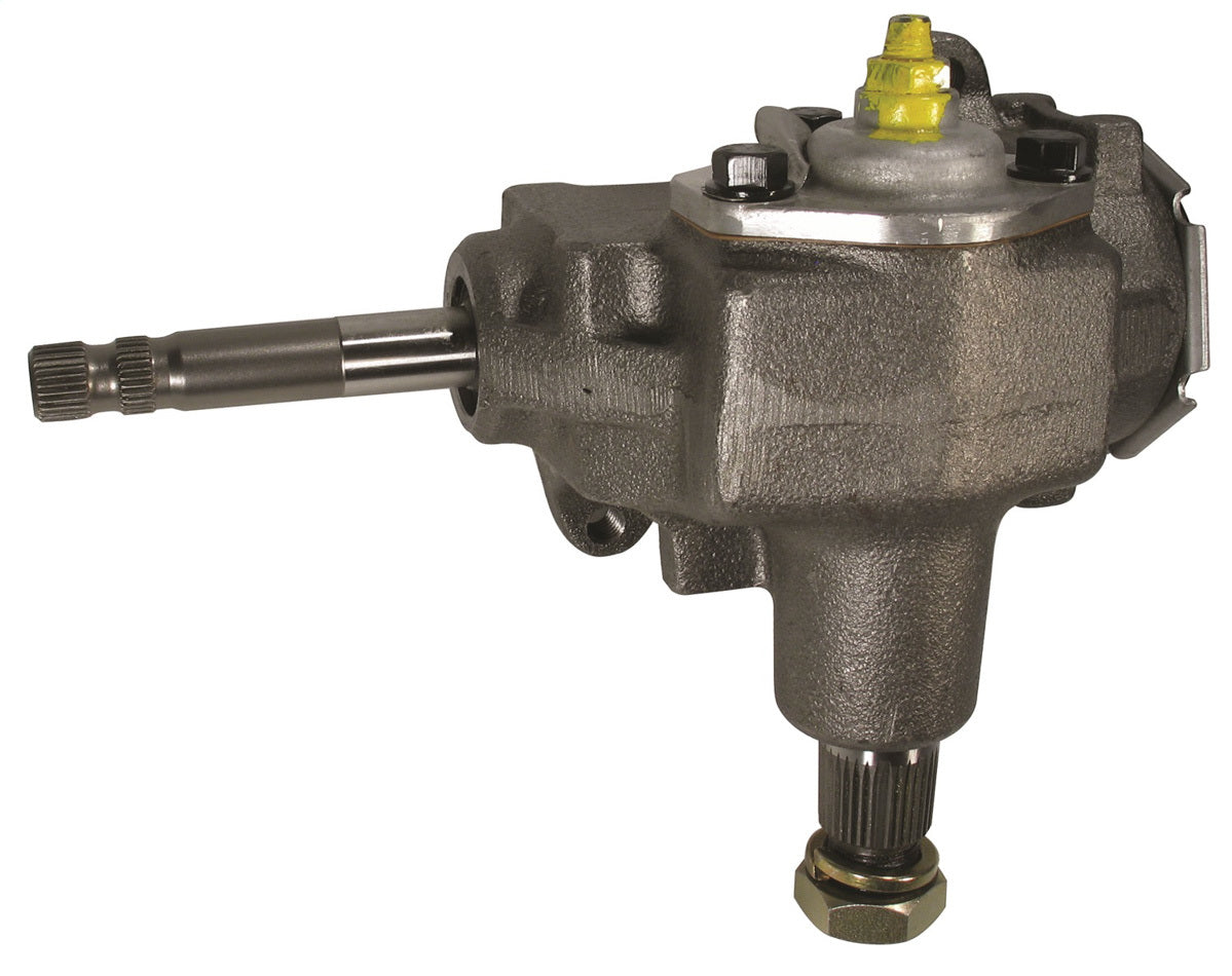 Borgeson Manual Steering Box Saginaw 525 Quick Ratio 16:1, 3/4 Inch 36 Spline, Iron Construction
