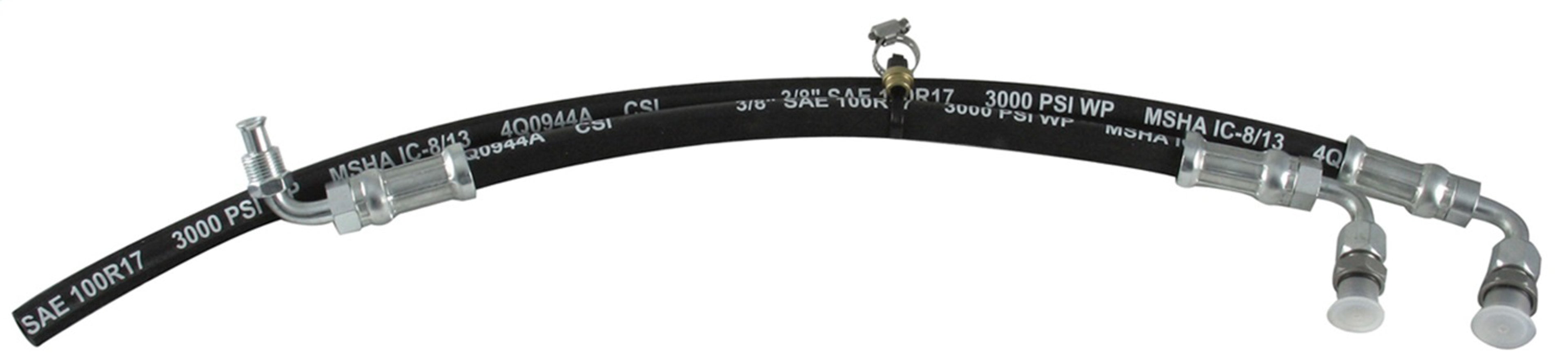 Borgeson Power Steering Hose Kit with Crimped Ends for Ford Mustang and GM Vehicles