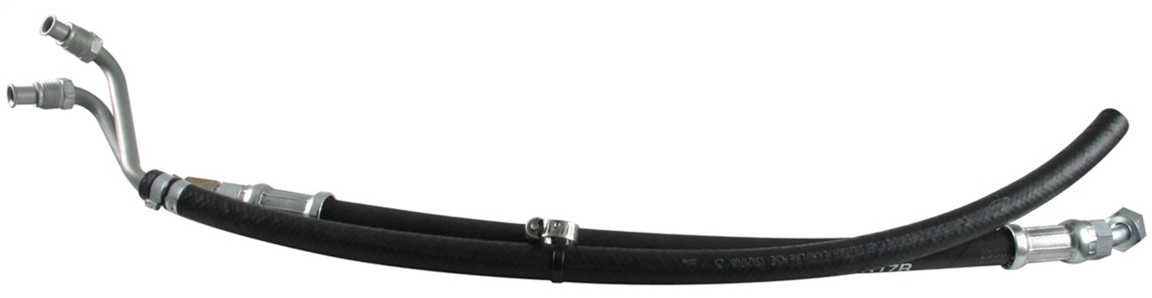 Borgeson Power Steering Hose Kit for Ford Mustang 1965-1970 with Crimped Ends and Rubber/Steel Construction