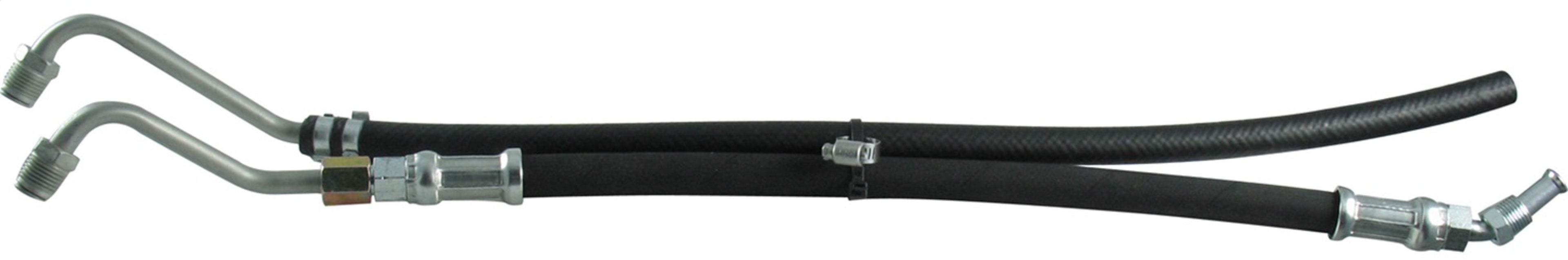Borgeson Power Steering Hose Kit 925113 with Crimped Ends for Mopar to GM Saginaw Conversion