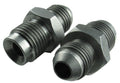 Borgeson 925121 Steering Box Hose Adapter Kit, 6 AN Male to 16mm x 1.50 Inverted Flare Male, Steel, Natural Finish