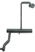 Borgeson Clutch Linkage for 1965-66 Ford Mustang with Small Block V8, Z Bar with Grease Fitting, Steel, Natural Finish