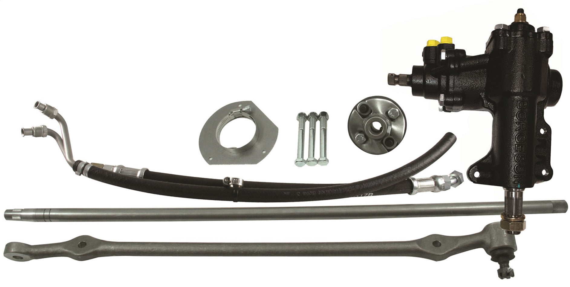 Borgeson 999023 Power Steering Box for 1965-66 Ford Mustang with 14 to 1 Gear Ratio