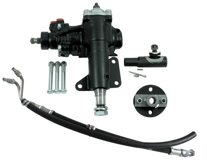 Borgeson Power Steering Conversion for Mid-Size Ford Cars Part 999053 with 14 to 1 Ratio and 1-1/8 Inch Sector Shaft