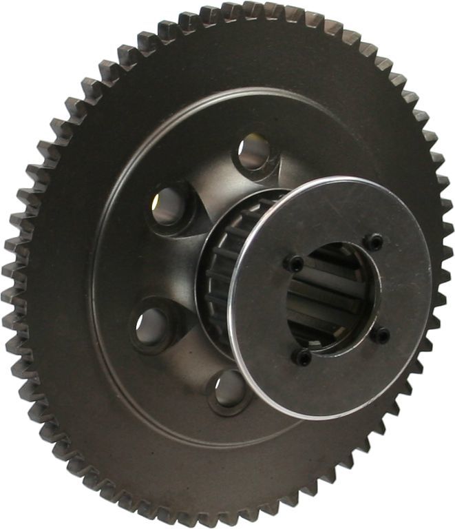 Brinn Transmission Chevy Flywheel with 65 Tooth HTD Pulley, Steel, 4.4 lbs, 1-Piece Seal, V8 Engine