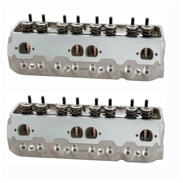 Brodix SBC 1008104 Track 1 Aluminum Cylinder Head with 2.08 Inch Intake and 1.60 Inch Exhaust Valves