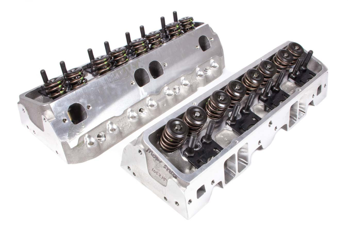 Brodix SBC 225cc D/S Heads 68cc Combustion Chamber with 2.080/1.600 Valves and Aluminum Construction