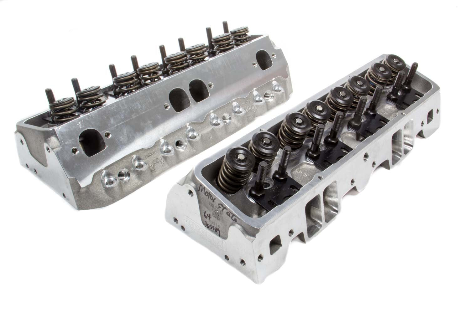 Brodix SBC 1321003 Dragon Slayer Assembled Cylinder Head with 2.080 Inch Intake and 1.600 Inch Exhaust Valves