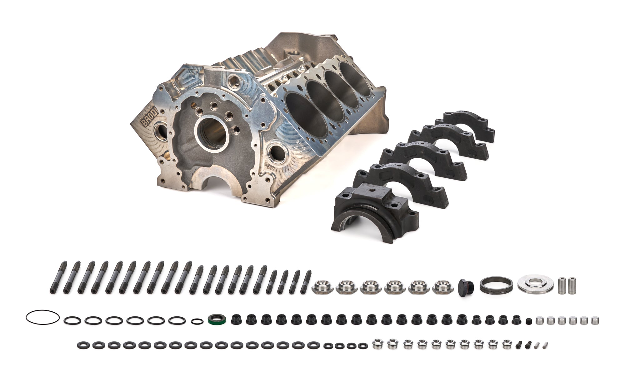 Brodix 8B1050HD Small Block Chevy Aluminum Engine Block with 4.125 Inch Bore and 8.865 Inch Deck Height