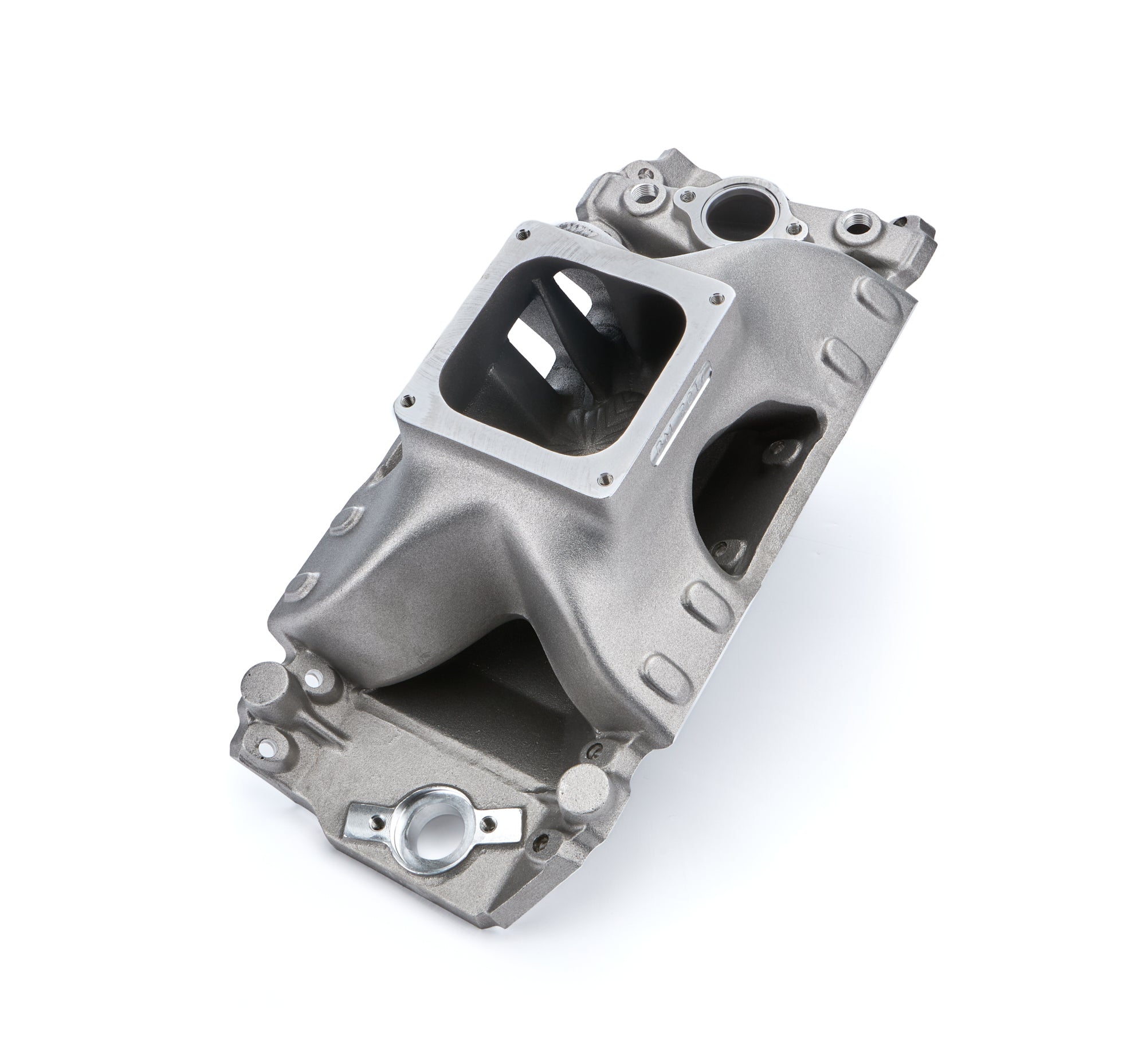 Brodix BM 2017 BBC High Velocity Intake Manifold for Big Block Chevy, Single Plane Oval Port, Aluminum, Natural Finish
