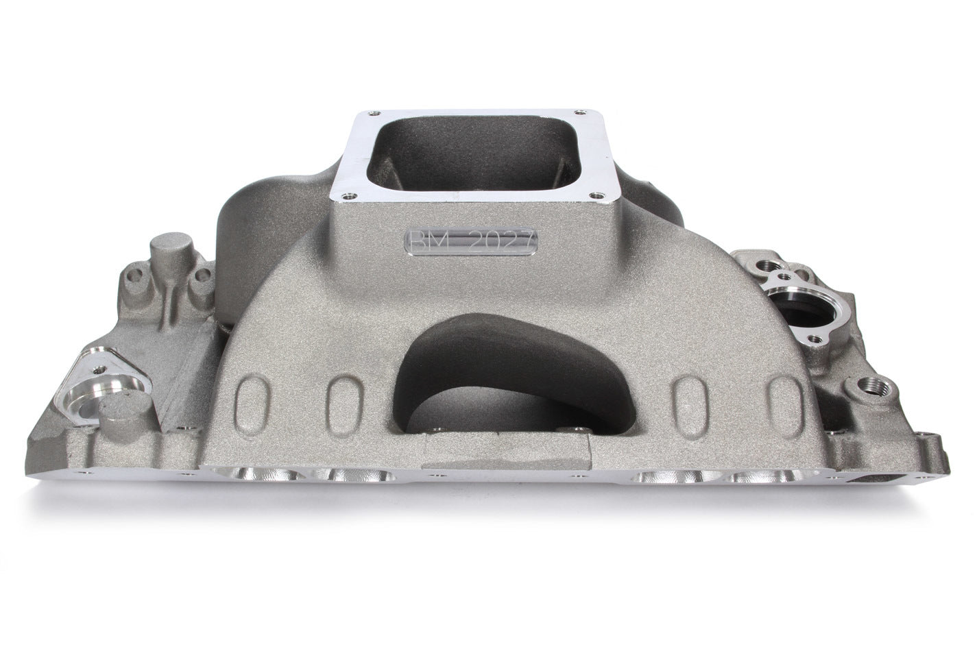 BRODIX BM 2027-O MC BBC Intake Manifold with Dominator Flange and Oval Port Aluminum Construction
