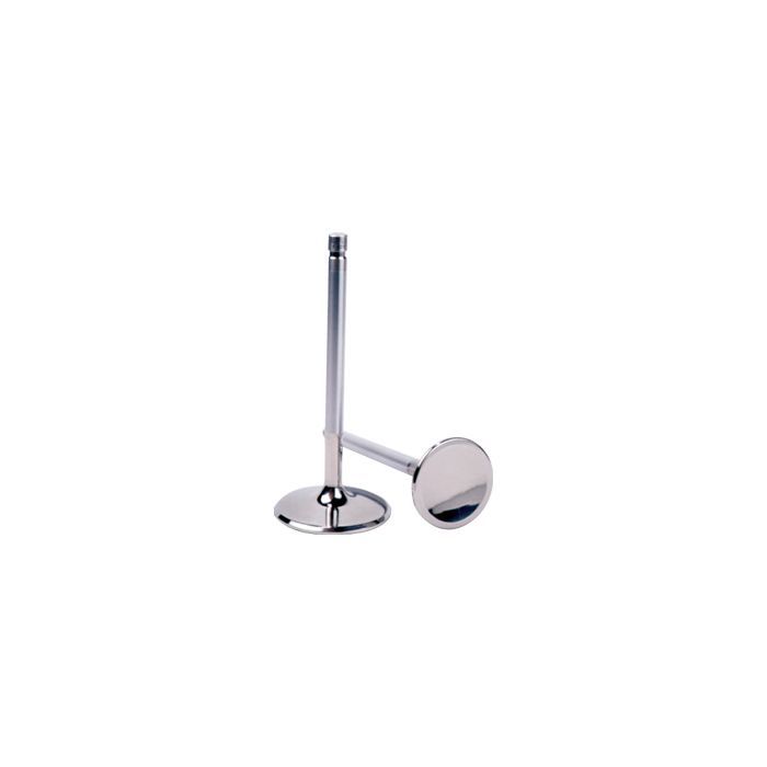 Brodix BR 91518 Exhaust Valve, 1.580 Inch Head Diameter, 5/16 Inch Valve Stem, 6.090 Inches Long, Stainless Steel, Small Block Chevy