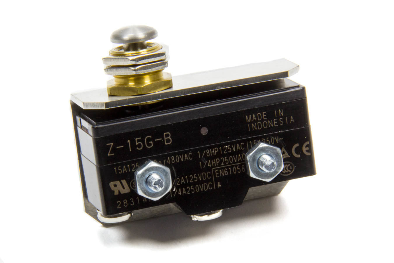 BIONDO RACING PRODUCTS MUSH Ultra-Quick Mushroom Button Micro Switch, 15 Amp, 12/16V
