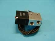 Biondo Racing Products SAS CO2 Shifter Solenoid 12V, 1/8 in NPT, Aluminum Black and Clear Anodized