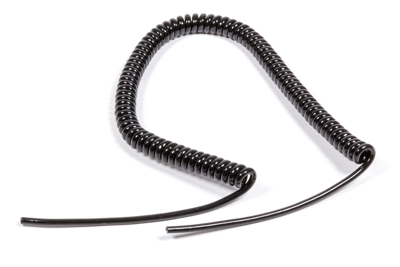 Biondo Racing Products SCB Heavy Duty Spiral Cable, 6 ft Stretch, 18 Gauge Copper Wire, Silicone Insulation, Black