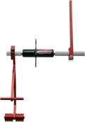 BSB Manufacturing Gas Pedal with Bearing, Straight or 8 Degree, Aluminum, Red Anodized, Universal Fit