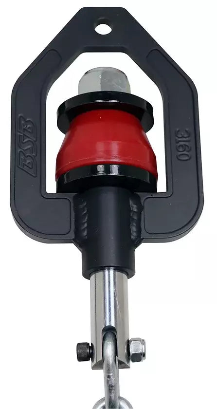 BSB Manufacturing Chain Limiter with Bushing, Steel, Black Powder Coat, Part Number 3160
