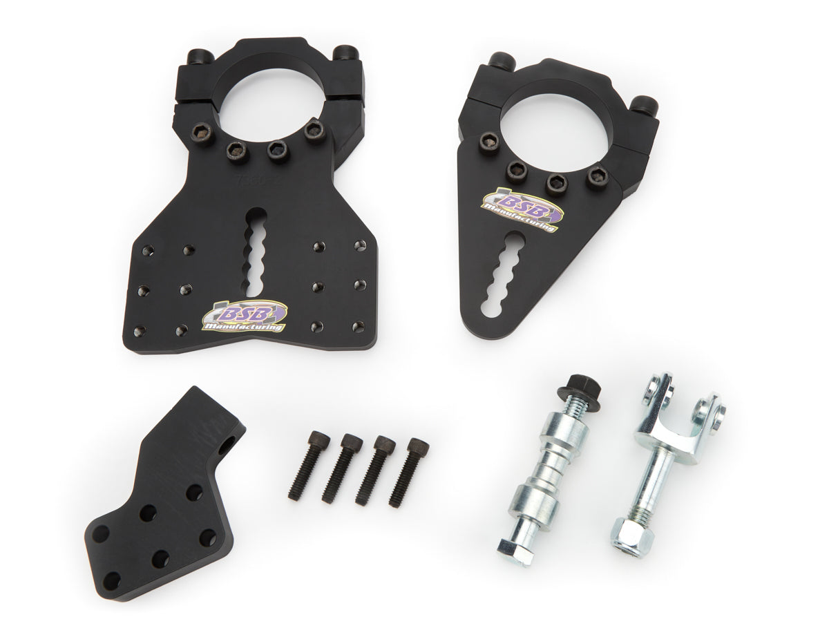 BSB Manufacturing Trailing Arm Bracket RH B-Mod Split Ring Axle Mount with Clamp-On Design