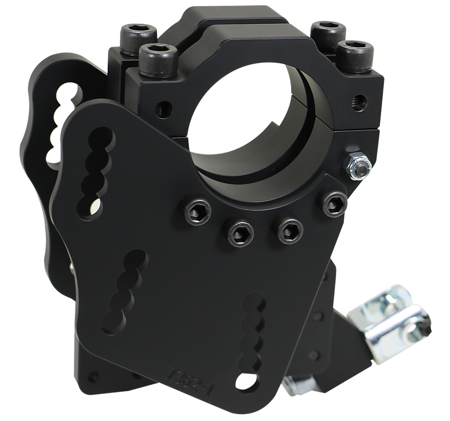 BSB Manufacturing 7363 Trailing Arm Bracket for Sport Mod Vehicles, Driver Side, Adjustable, Clamp-On Mount, Black Powder Coat Finish