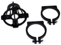 BSB Manufacturing Spring Cup Lower Rear Clamp-On Mount with Steel Construction and Black Powder Coat Finish