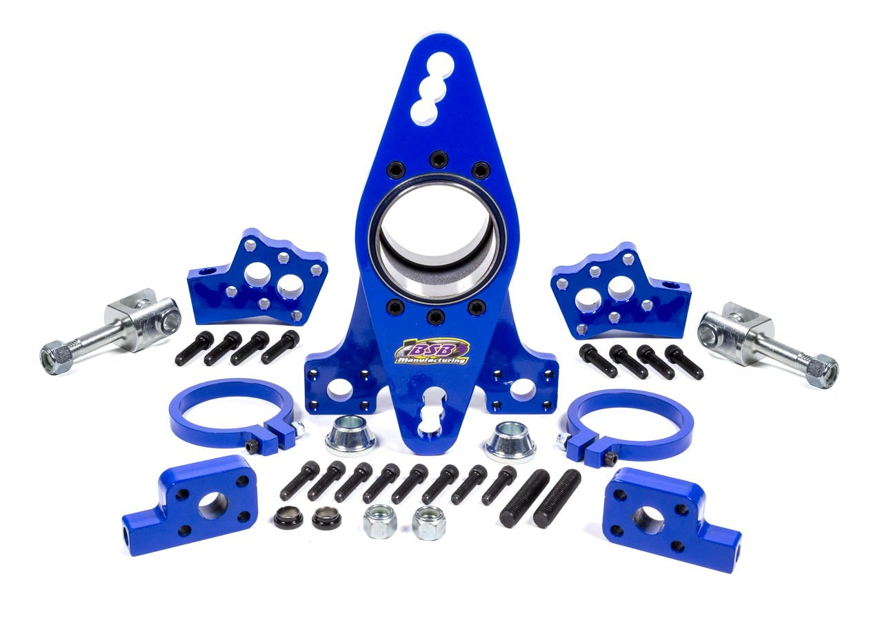 BSB Manufacturing XD Series Birdcage Left with Shock Mounts, 3 Inch Inner Diameter, Double Bearing and Double Shear Steel Construction