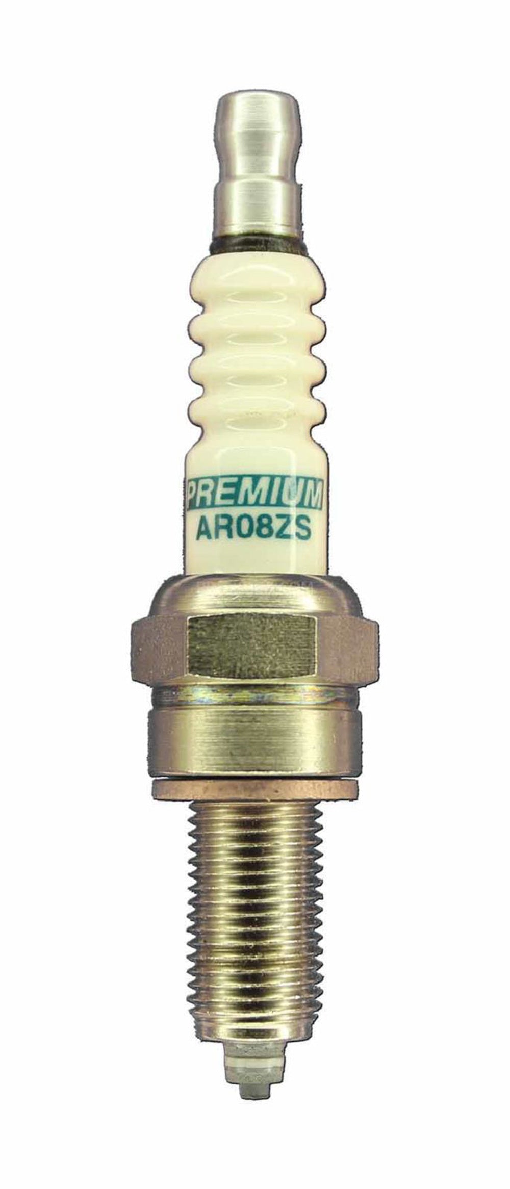 Brisk Racing Spark Plug AR08ZS Premium Racing Spark Plug with 10 mm Thread and 19 mm Reach