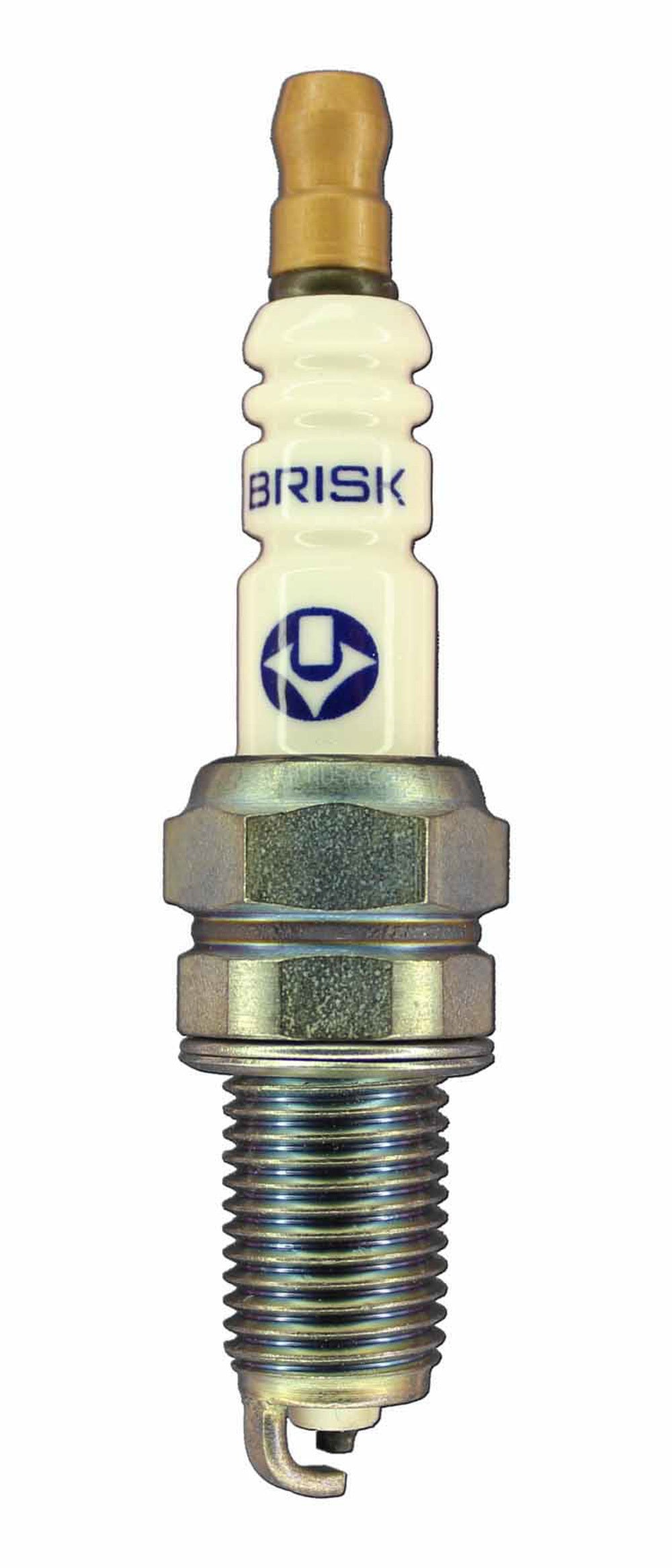 Brisk Racing Spark Plug BR10YS Silver Racing with 12 mm Thread and 19 mm Reach