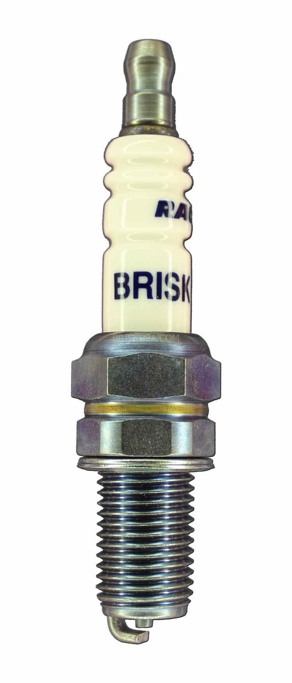 Brisk Racing Spark Plug BR12S Silver Racing 12mm Thread 19mm Reach Heat Range 12 Gasket Seat Resistor