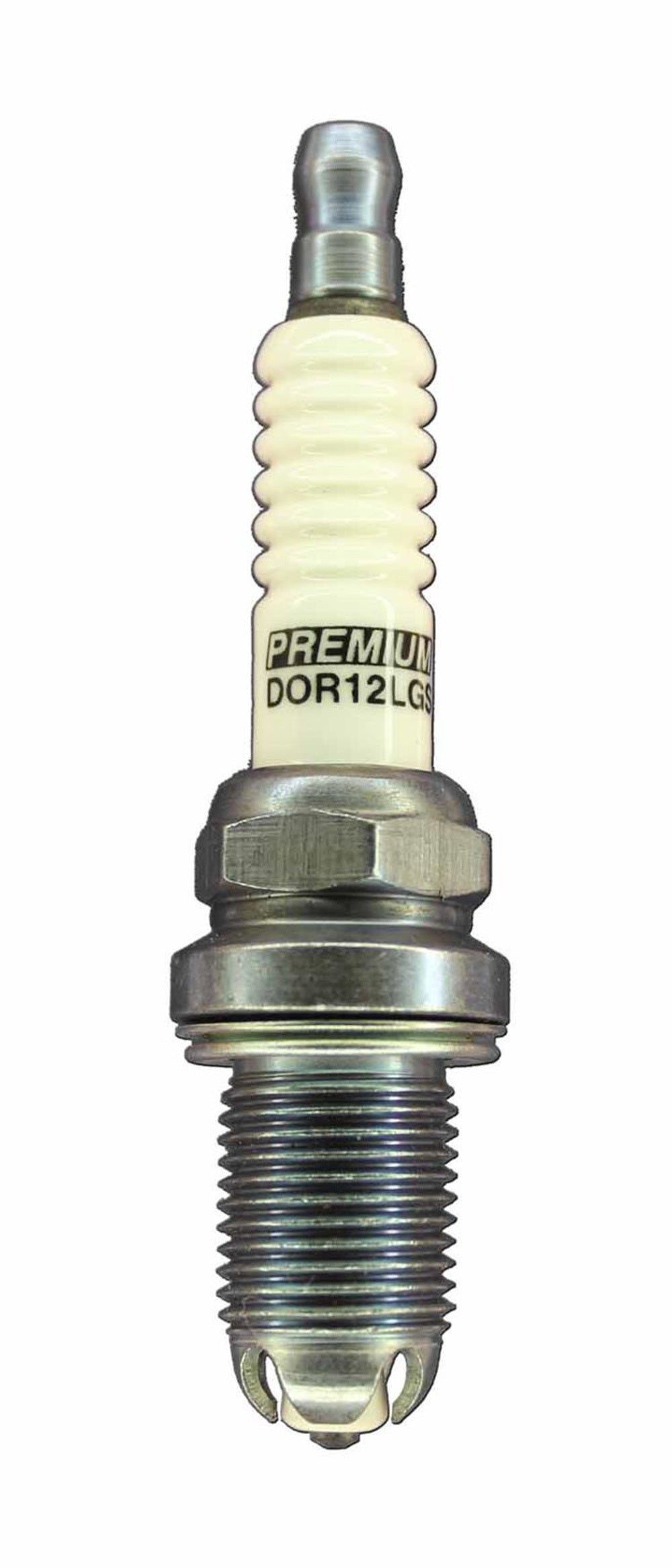 Brisk Racing Spark Plug DOR12LGS Premium Racing 14mm Thread 19mm Reach Heat Range 12 Gasket Seat Resistor