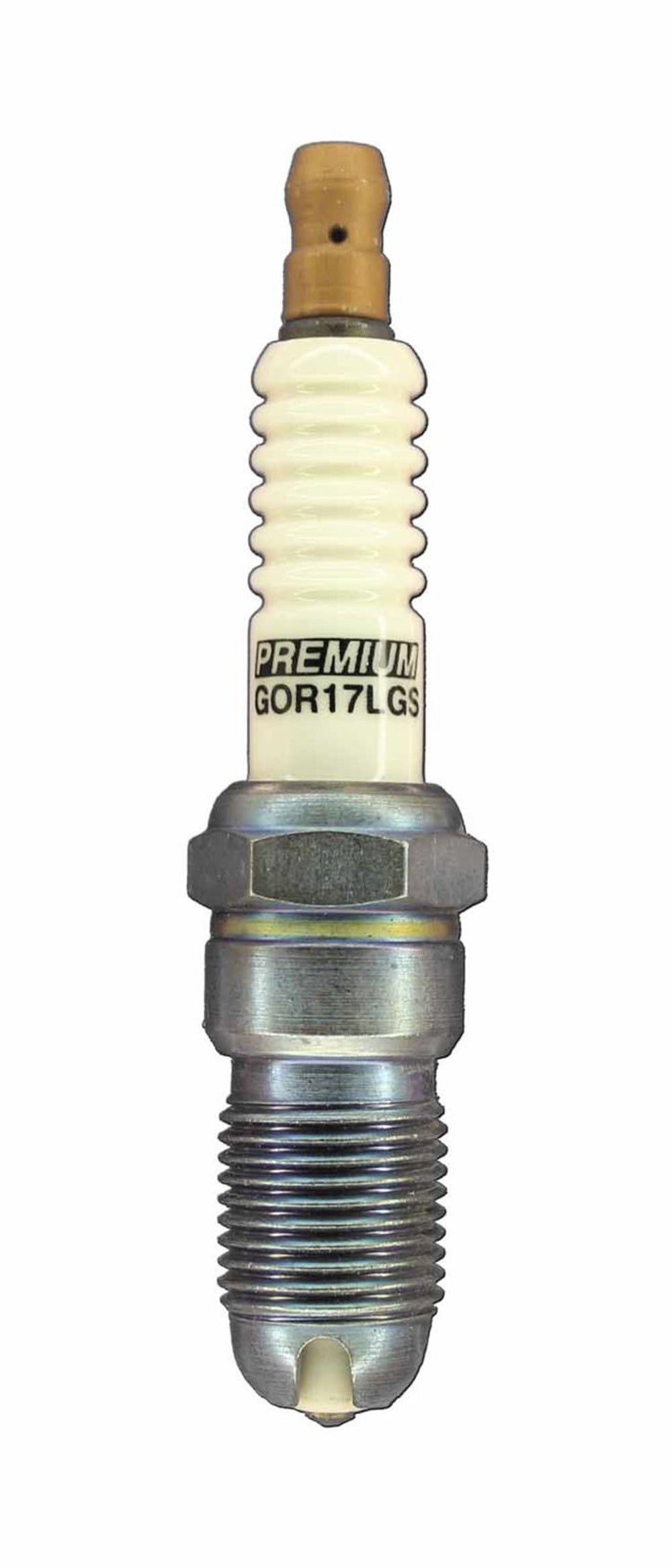 Brisk Racing Spark Plug GOR17LGS Premium Racing 14 mm Thread 18 mm Reach Heat Range 17 Tapered Seat Resistor