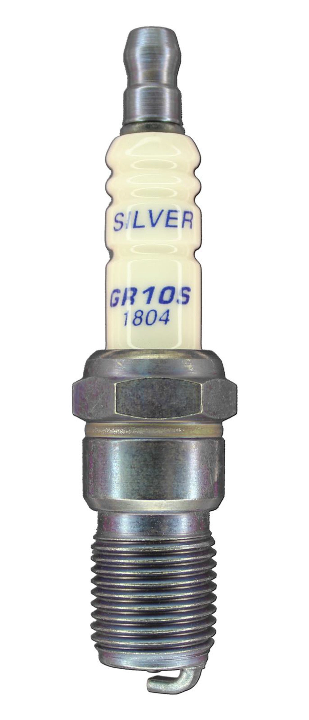 Brisk Racing Spark Plug GR10S Silver Racing with 14 mm Thread and 18 mm Reach