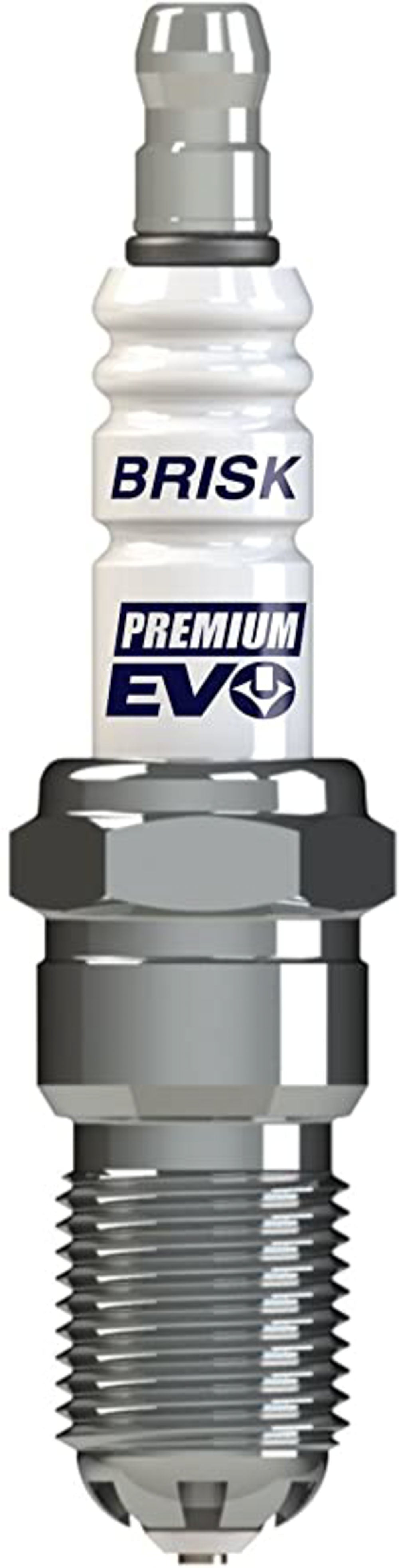 Brisk Racing Spark Plug GR15SXC Premium EVO 14mm Thread 18mm Reach Heat Range 15 Tapered Seat Resistor