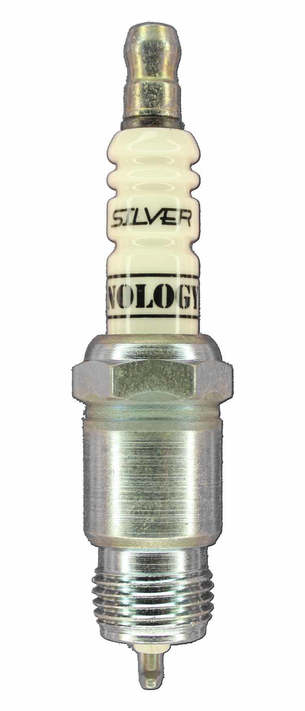 Brisk Racing Spark Plug HR14YS Silver Racing with 14 mm Thread and Tapered Seat