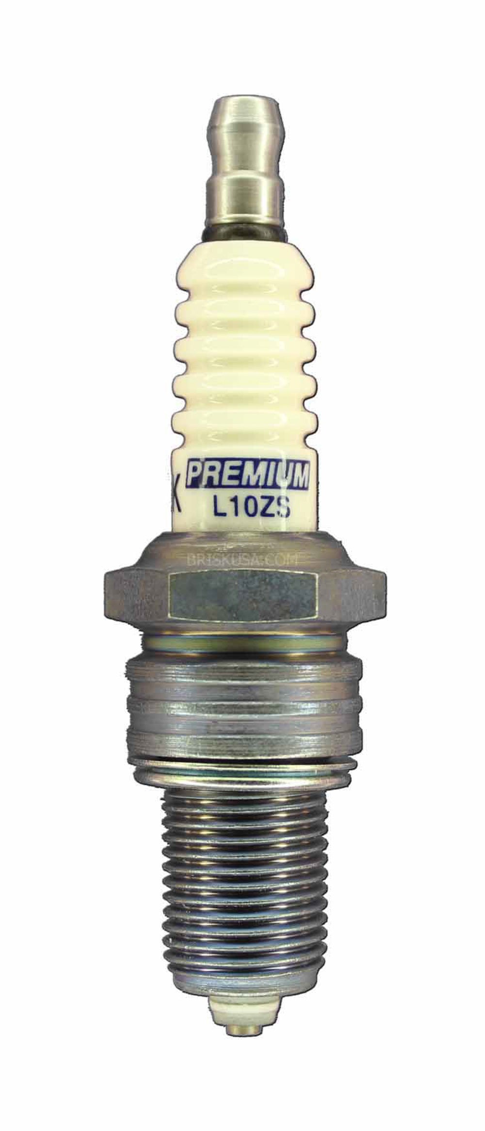 Brisk Racing Spark Plug L10ZS Premium Racing Spark Plug with 14mm Thread and 19mm Reach