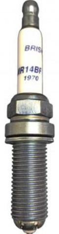 Brisk Racing Spark Plug MR14BFXC Premium EVO 12 mm Thread 26.1 mm Reach Heat Range 14 Gasket Seat Resistor