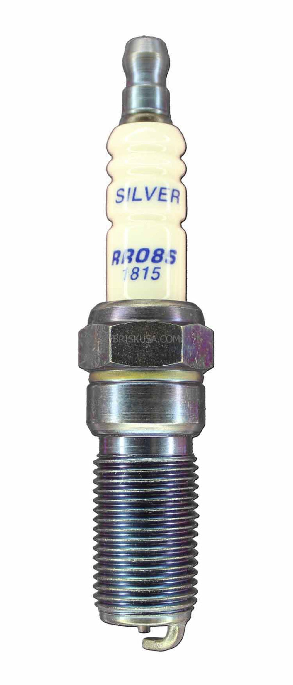 Brisk Racing Spark Plug RR08S Silver Racing 14mm Thread 25mm Reach Heat Range 8 Tapered Seat Resistor