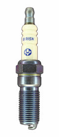 Brisk Racing Spark Plug RR10S Silver Racing Spark Plug, 14 mm Thread, 25 mm Reach, Heat Range 10, Tapered Seat, Resistor