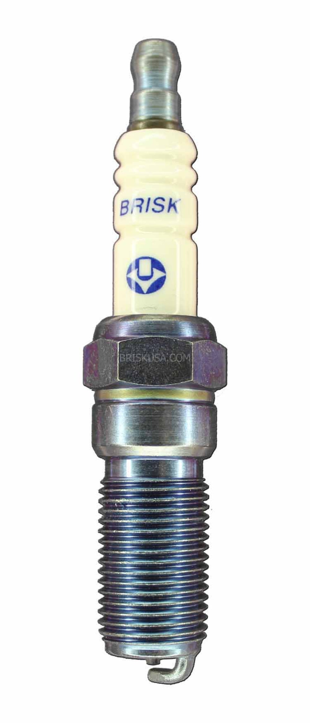 Brisk Racing Spark Plug RR12S Silver Racing 14mm Thread 25mm Reach Heat Range 12 Tapered Seat Resistor