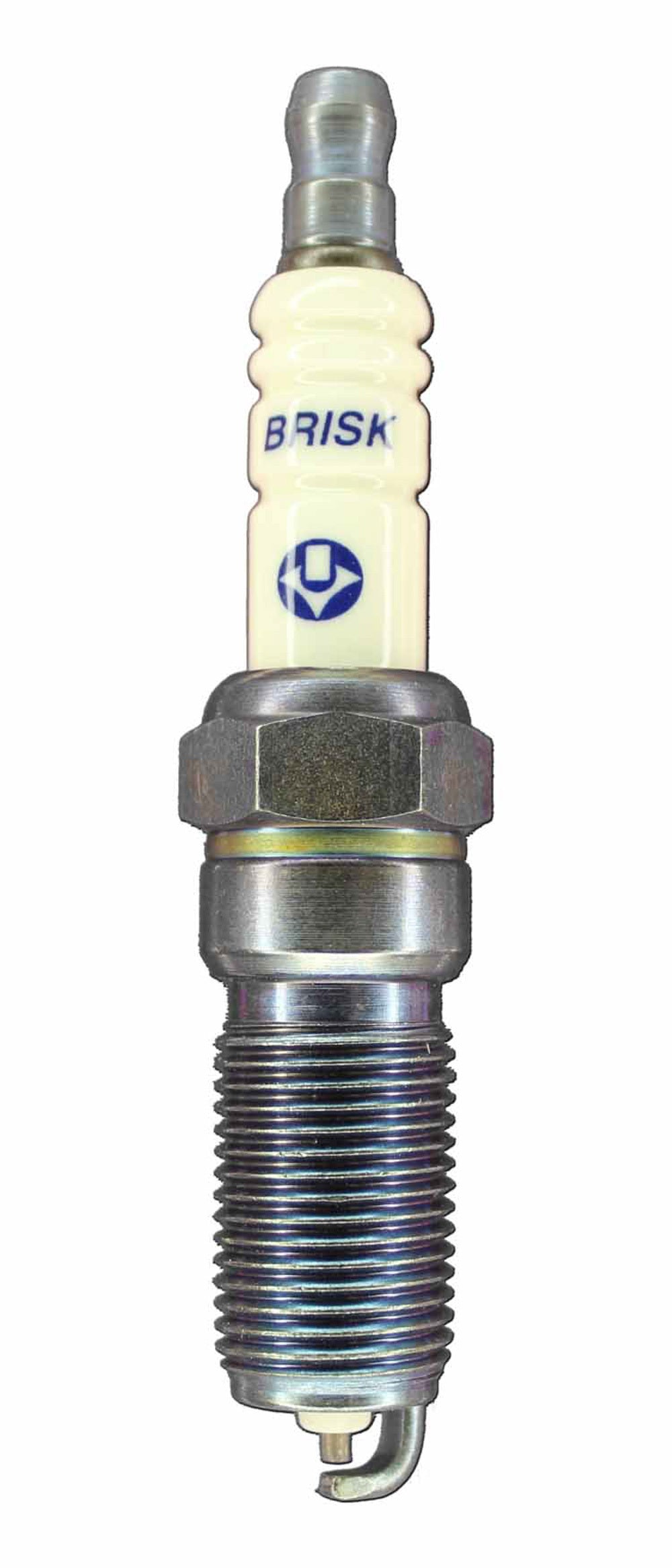 Brisk Racing Spark Plug RR14BYIR-7 Iridium Performance 14 mm Thread 25 mm Reach Heat Range 14 Tapered Seat Resistor