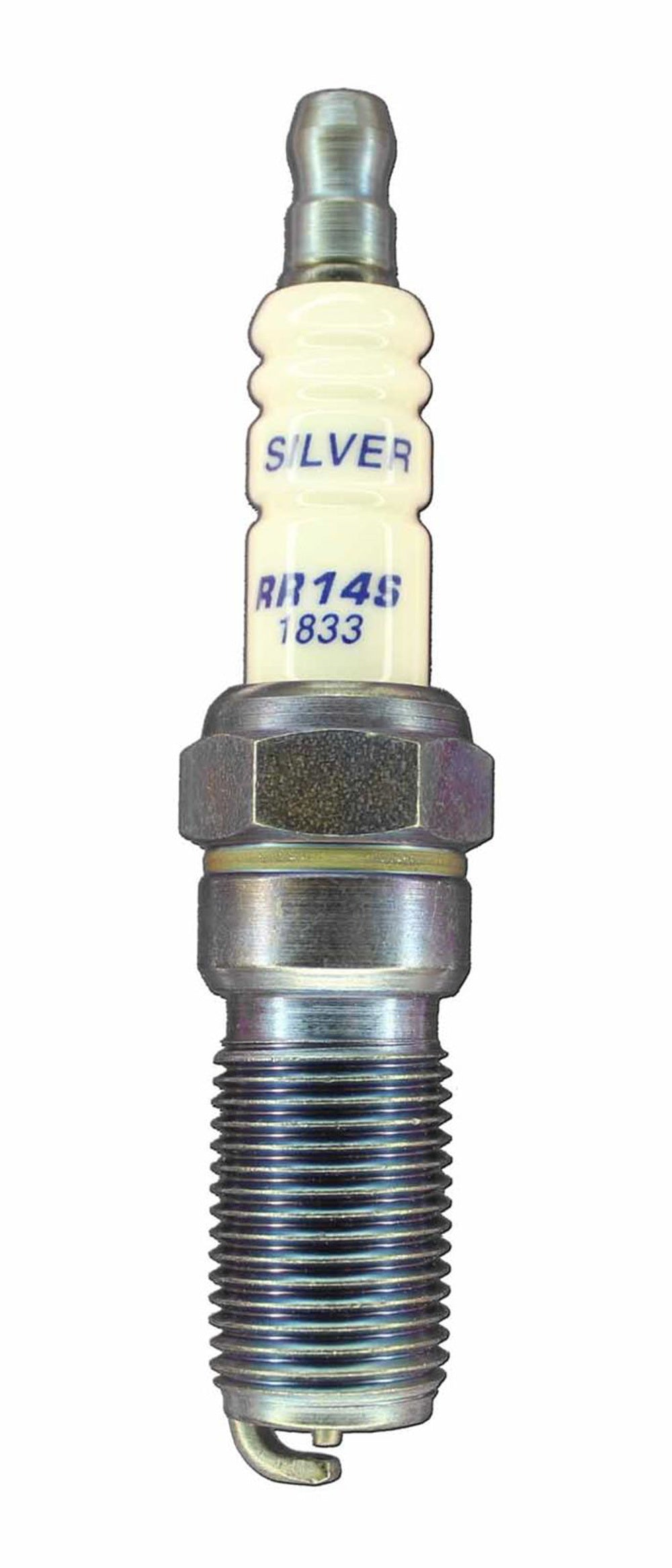 Brisk Racing Spark Plug RR14S Silver Racing Spark Plug with 14 mm Thread and 25 mm Reach