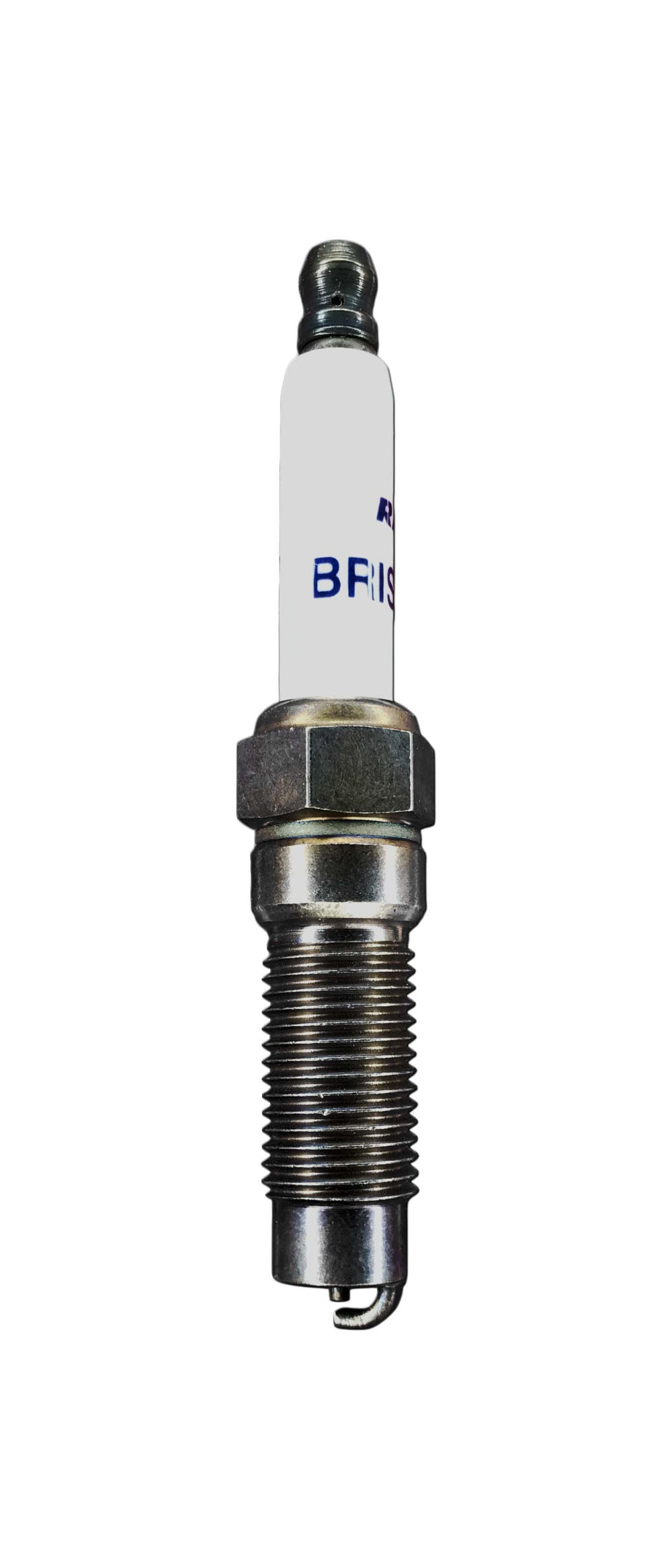 Brisk Racing Spark Plug XOR10S Silver Racing, 12 mm Thread, 27 mm Reach, Heat Range 10, Tapered Seat, Resistor
