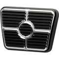 Billet Specialties 199365 Brake and Clutch Pedal Pad for GM F-Body 1967-69, Aluminum, Black Anodized, 3-7/8 Inch Wide